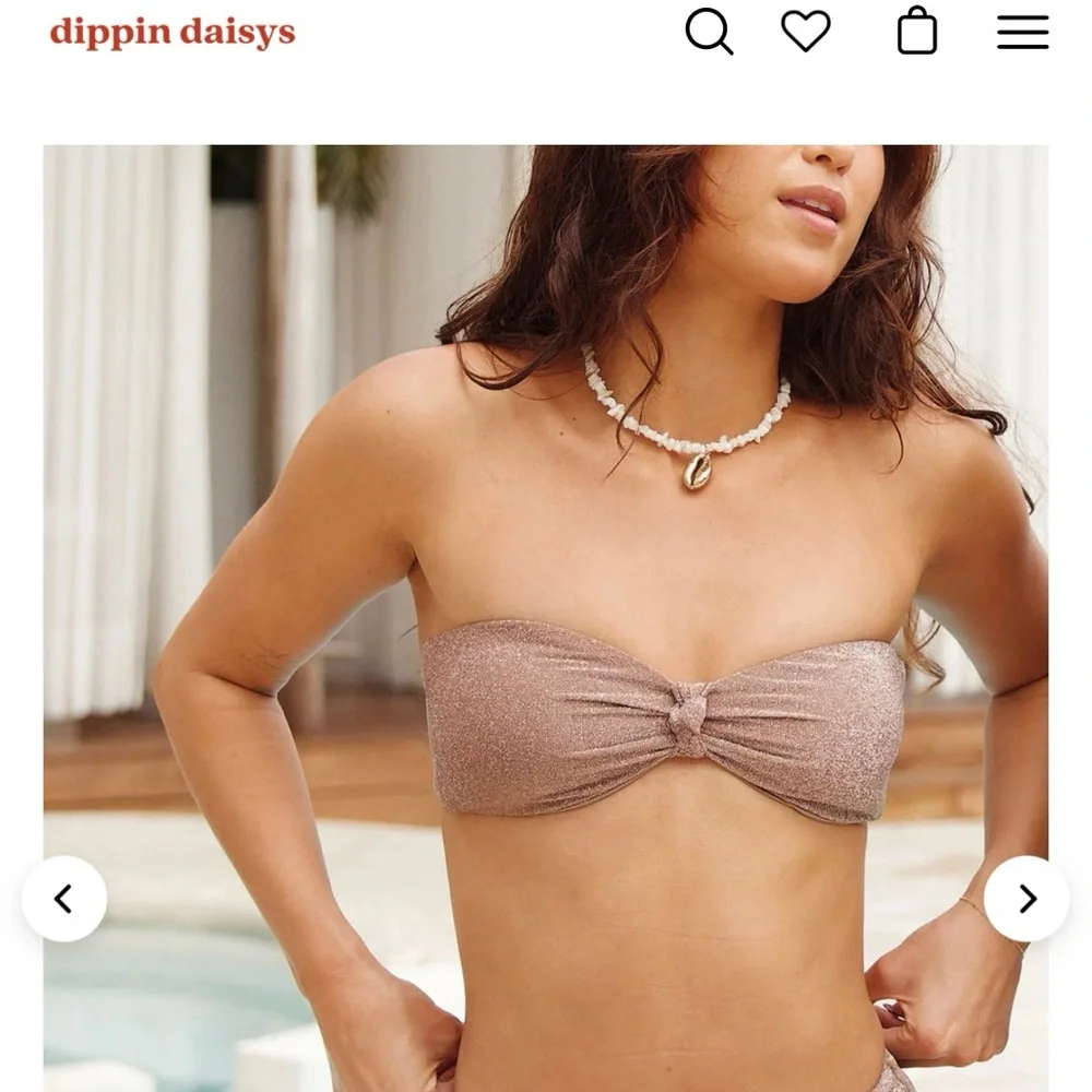 Dippin' Daisy's Shimmering Cocoa Bikini Set - Picture 3 of 4